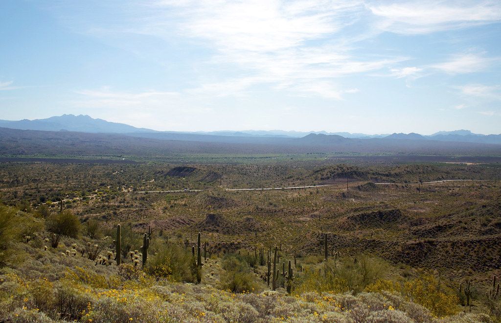 Sonoran desert landscape of the Peoria and West Valley region